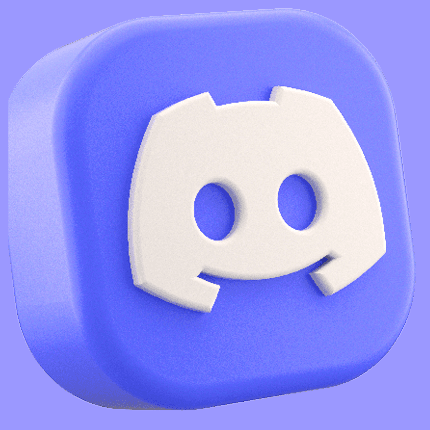 3D version of Discord logo